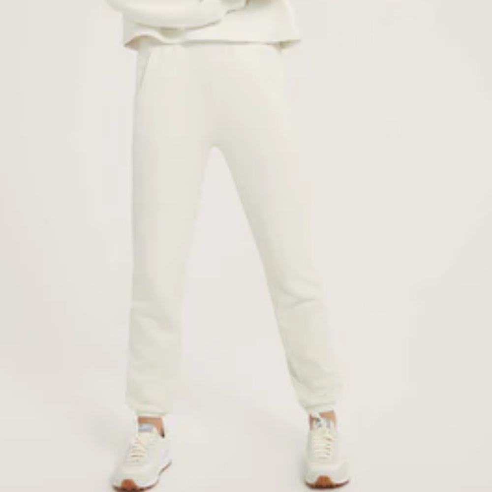 Something Navy Classic Sweatpants, Ivory Size M